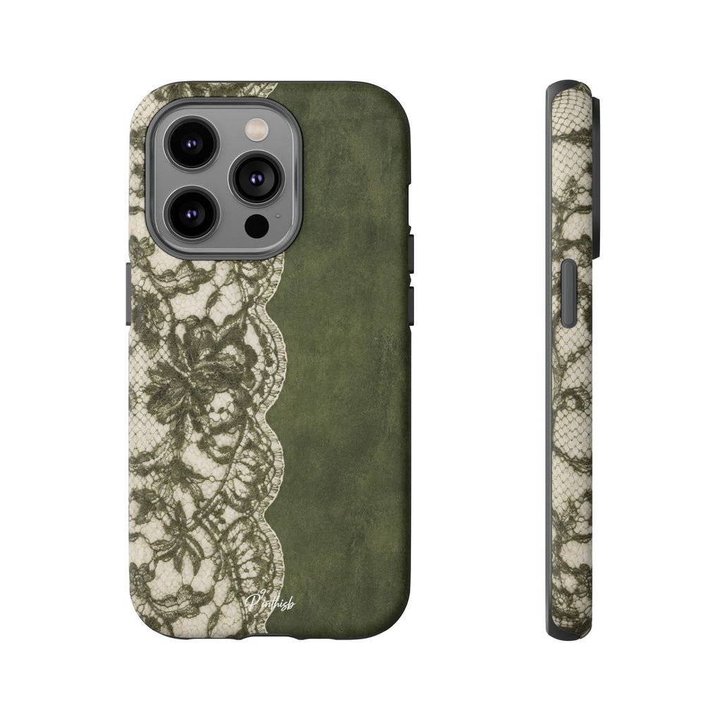 Olive Lace Tough Case