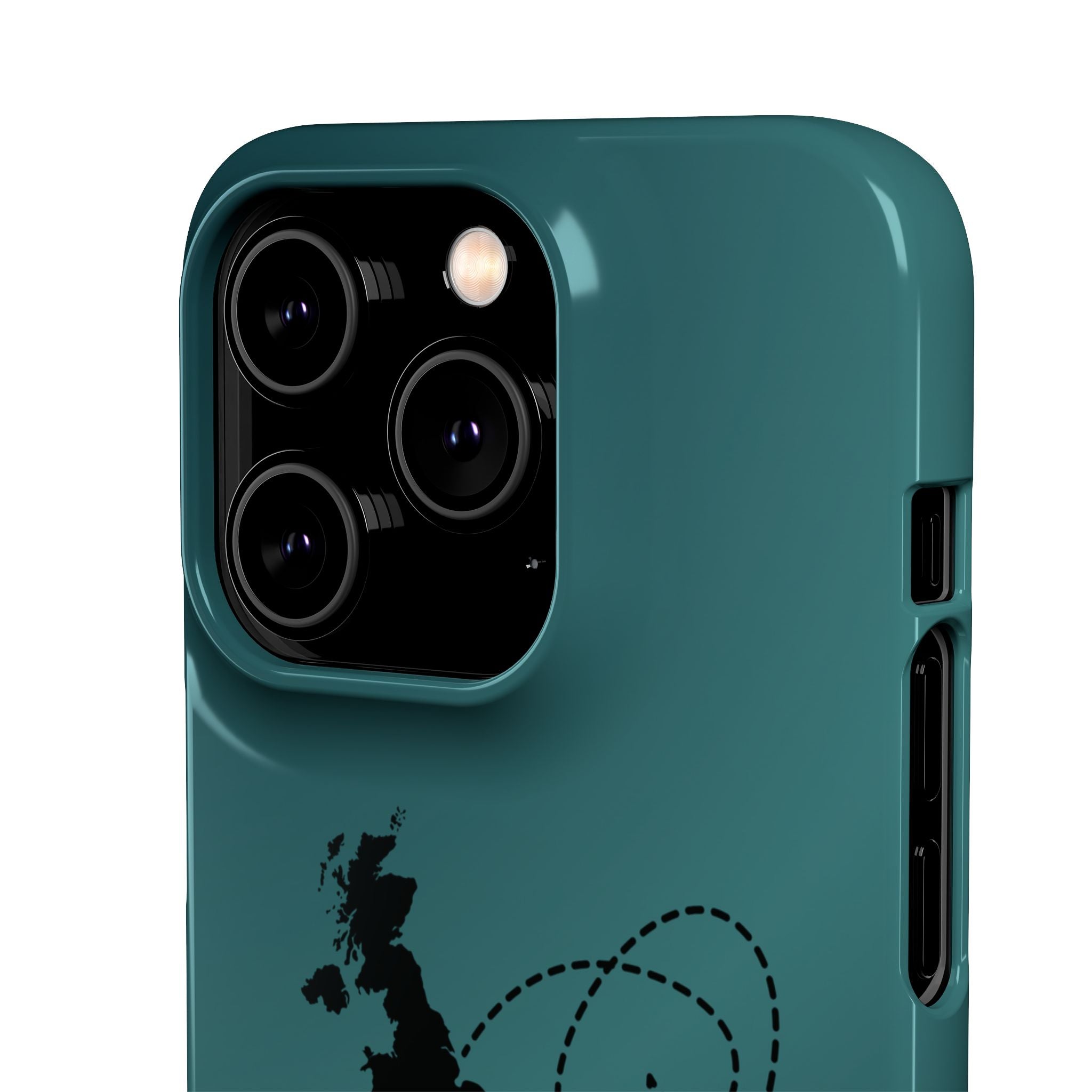 Copy of UK to Albania Pink Snap Phone Case
