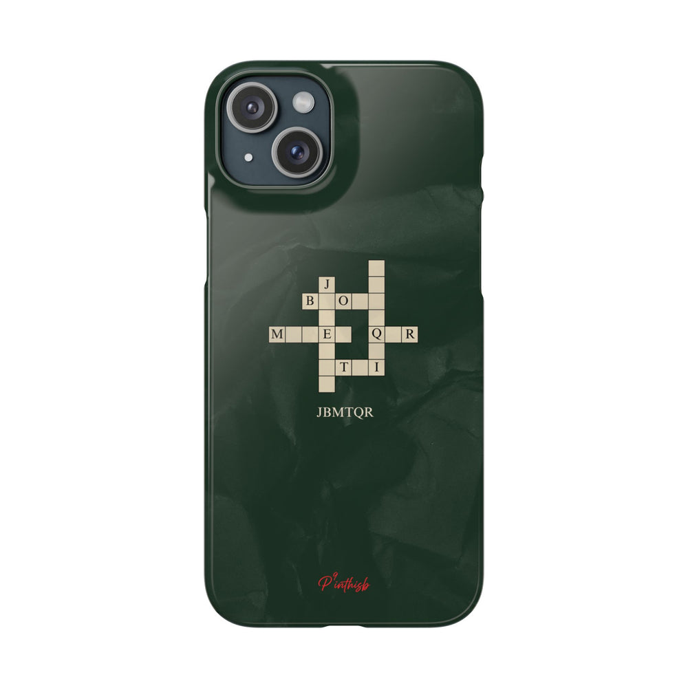 "JBMTQR crossword" Snap Phone Case