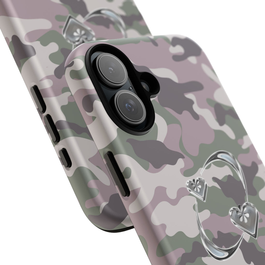 Camouflage Heart Tough Phone Case