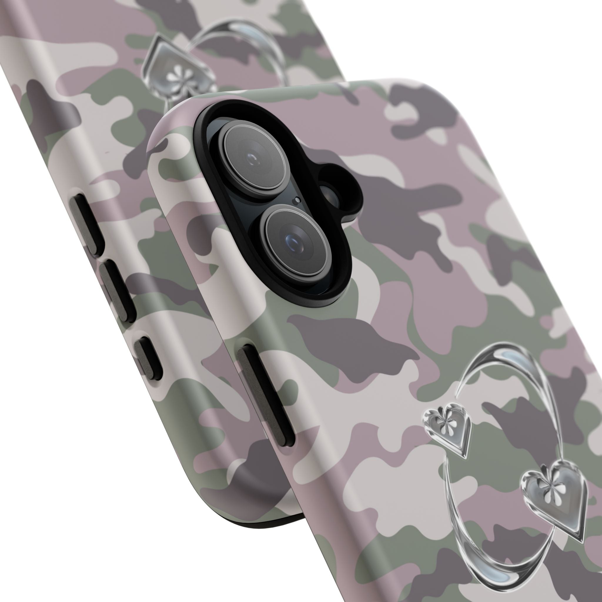 Camouflage Heart Tough Phone Case