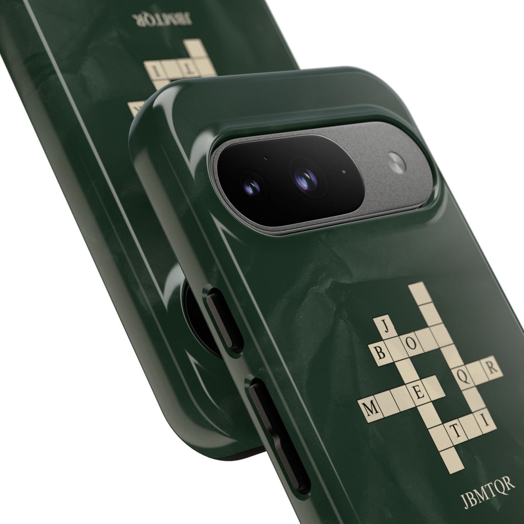"JBMTQR crossword" Tough Phone Case