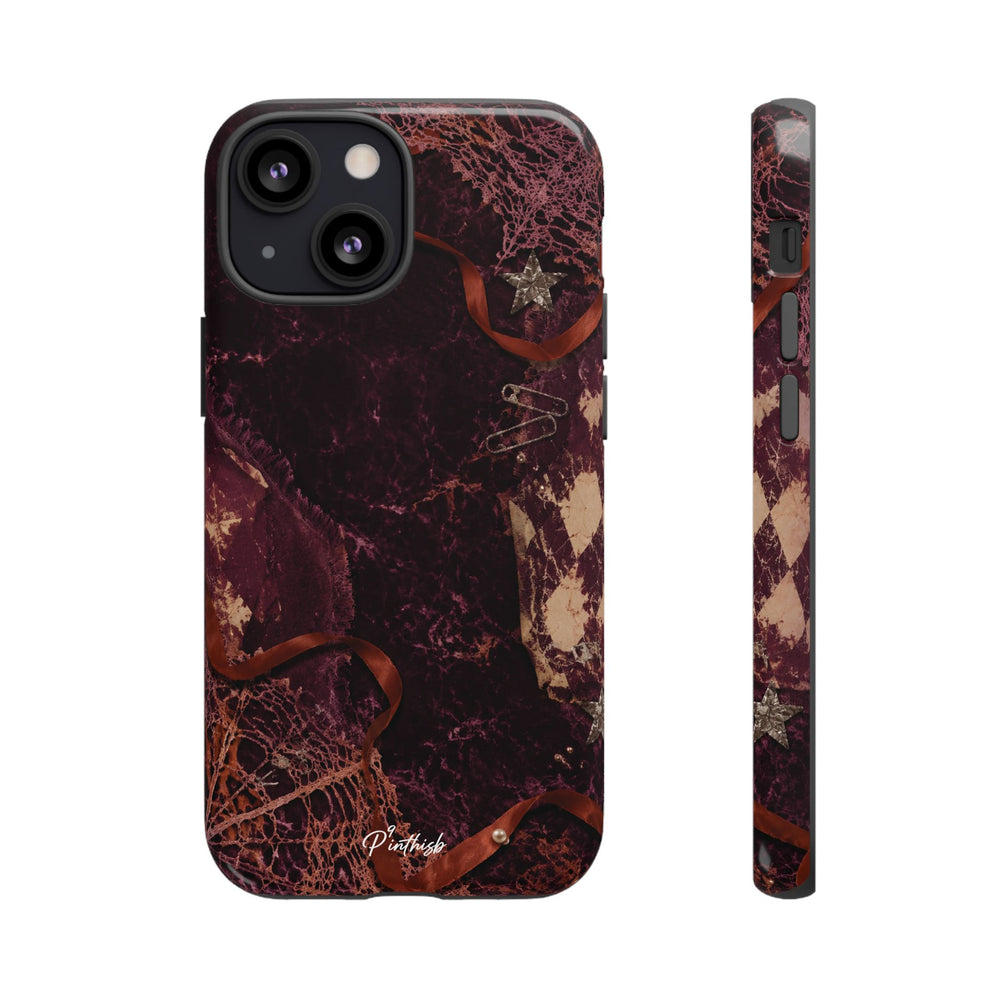 Dark Maroon Vintage Tough Case