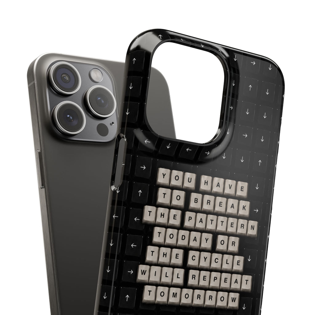 "Break the pattern" Keyboard Snap Case