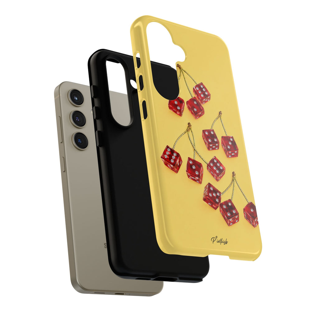 Cherry Dice Tough Phone Case