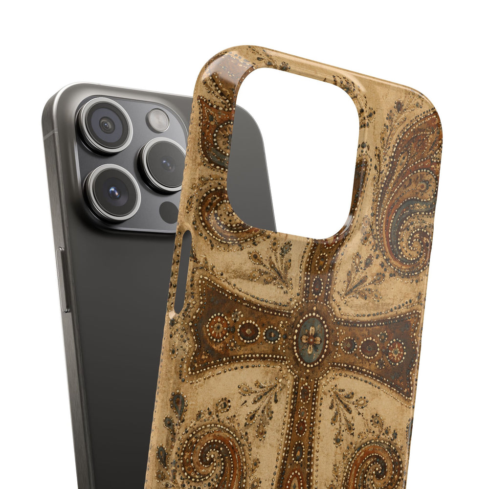 Cross Paisley Snap Case