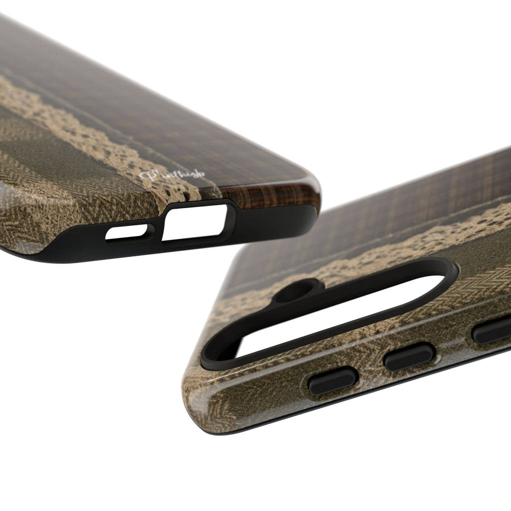 Plaid Lace Tough Phone Case