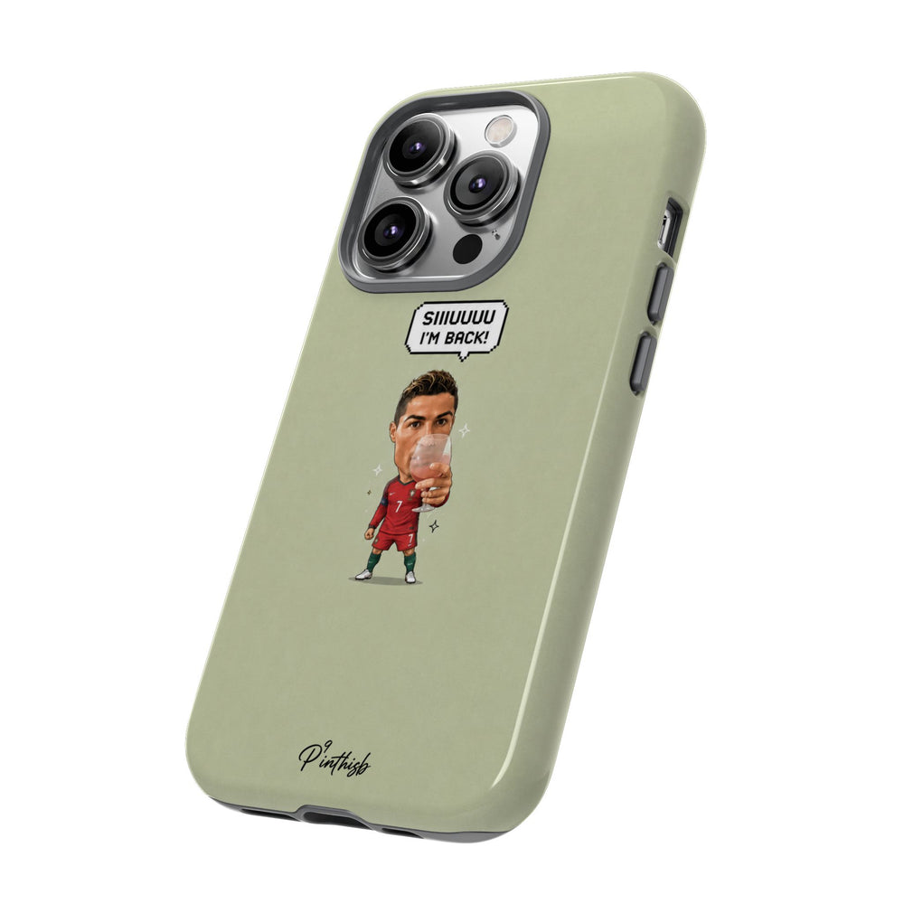 "SIIUUU, I'M BACK" CR7 Tough Phone Case