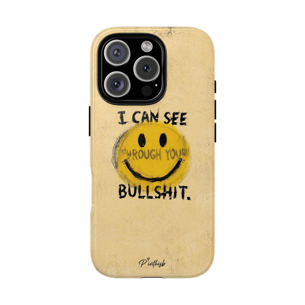 Smiley Anti-BS Tough Case