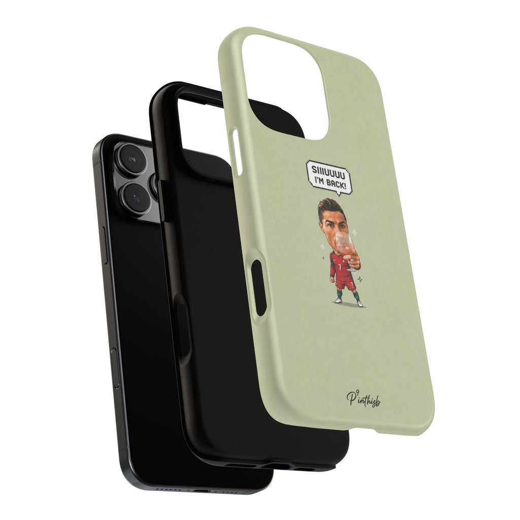 "SIIUUU, I'M BACK" CR7 Tough Phone Case