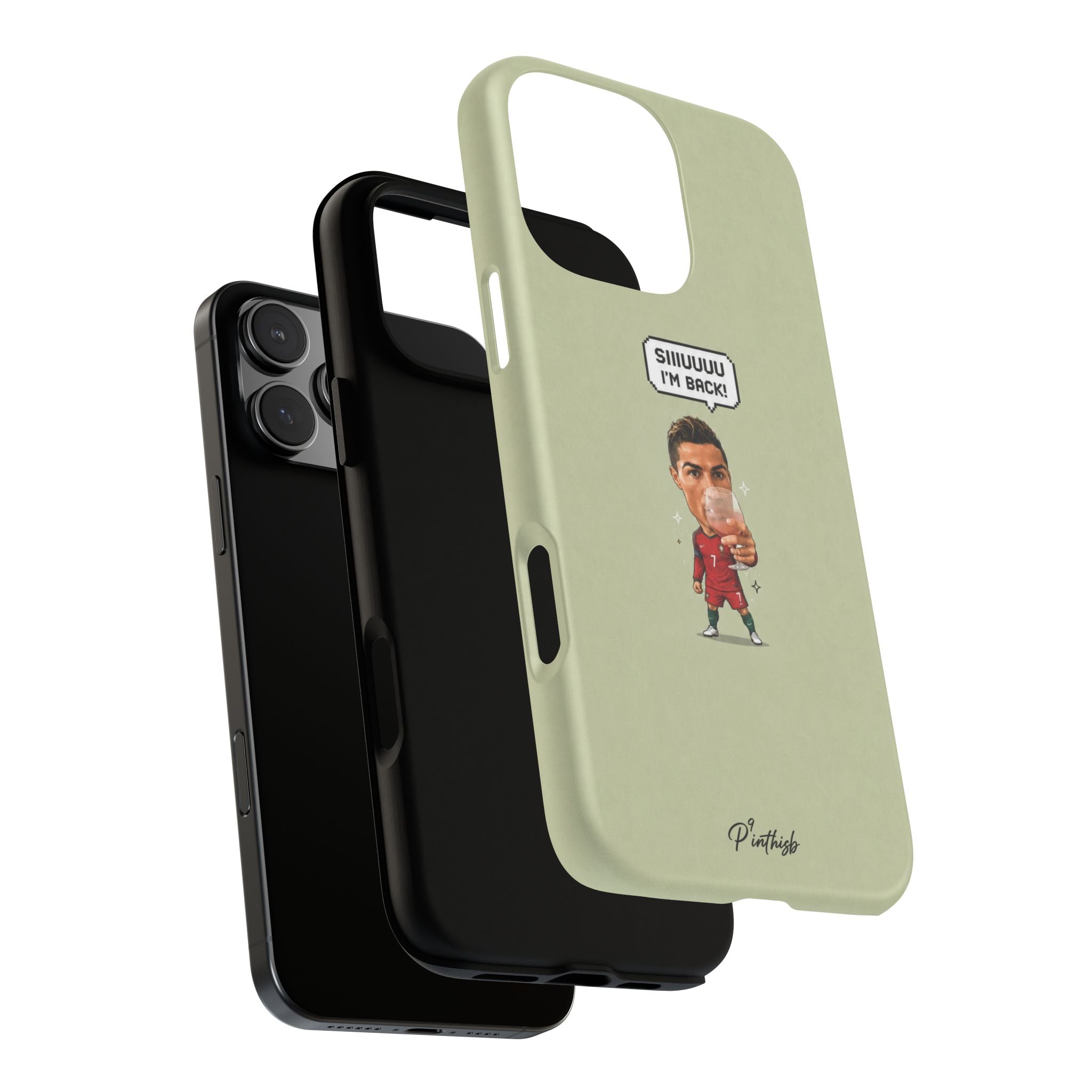 "SIIUUU, I'M BACK" CR7 Tough Phone Case