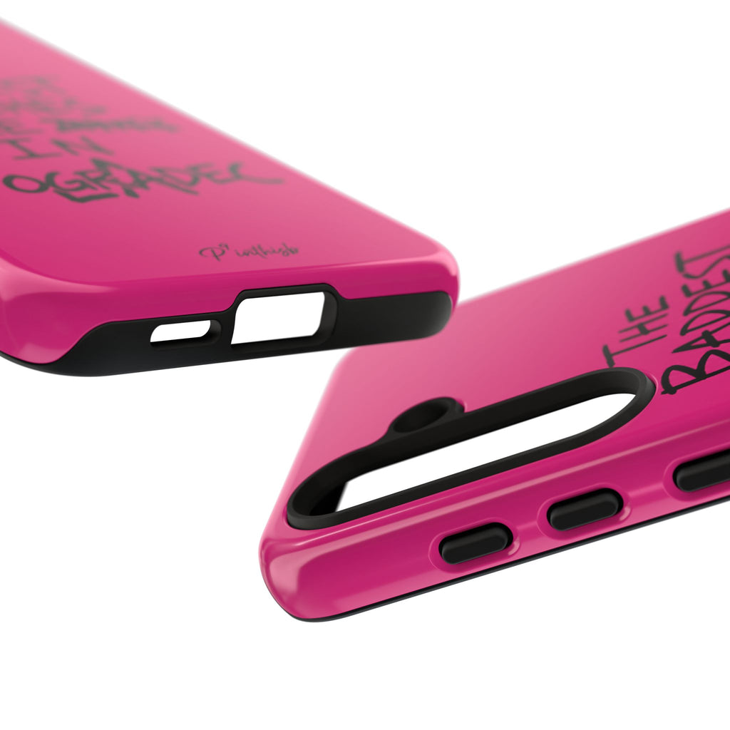 "The Baddest B*tches Are In Pogradec" Hot Pink Case