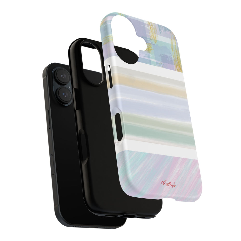 Pastel Stripe Tough Phone Case