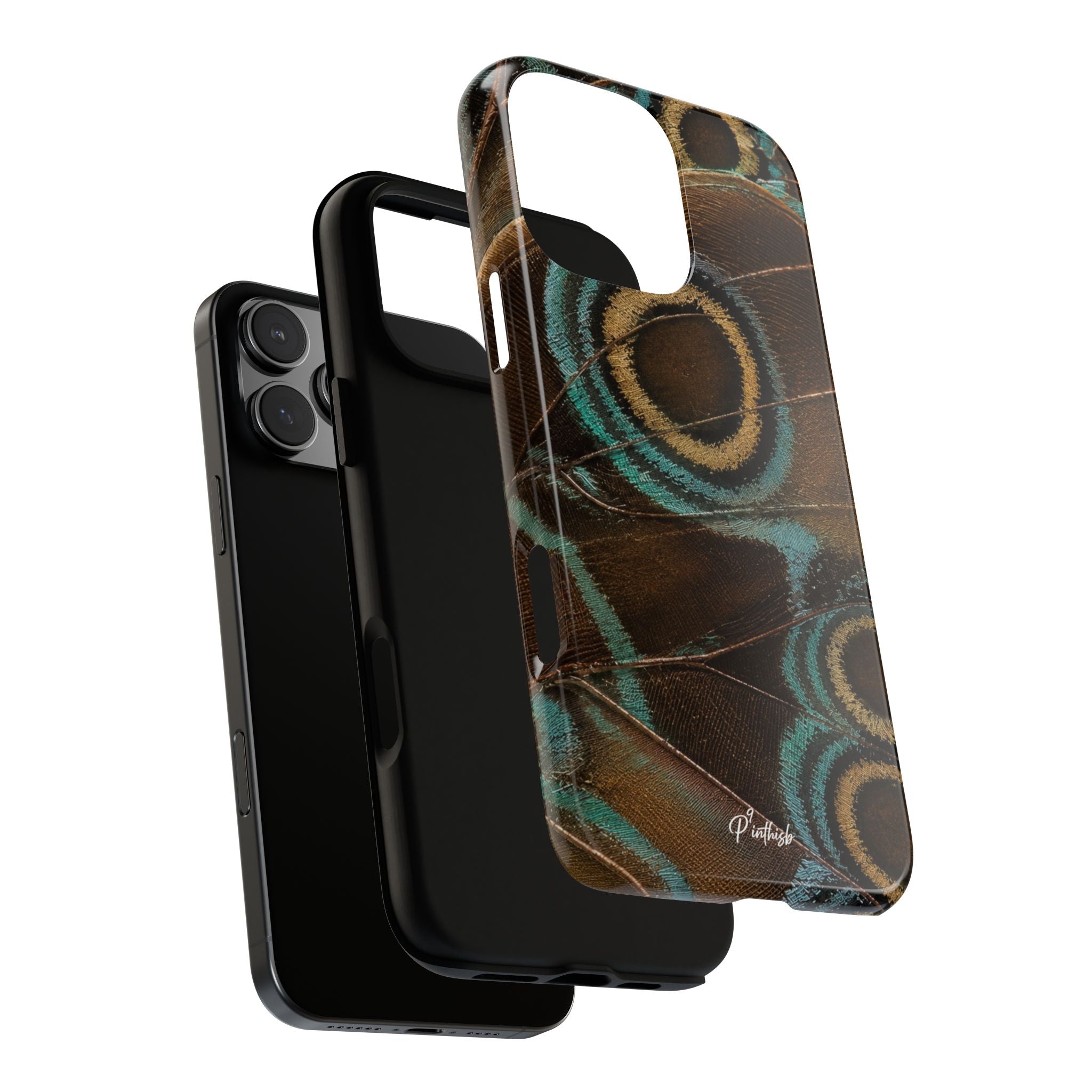 Peacock Feather Pattern Tough Case