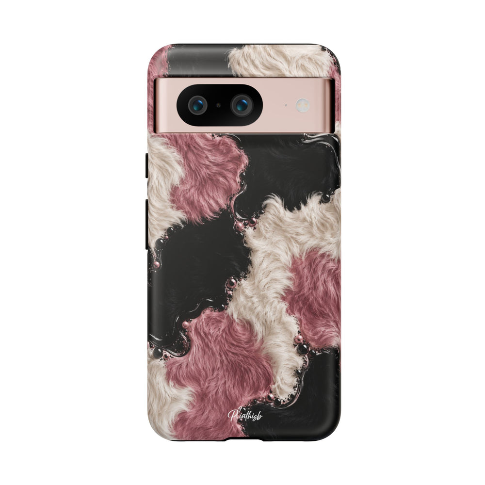 Cow Print Swirl Tough Case