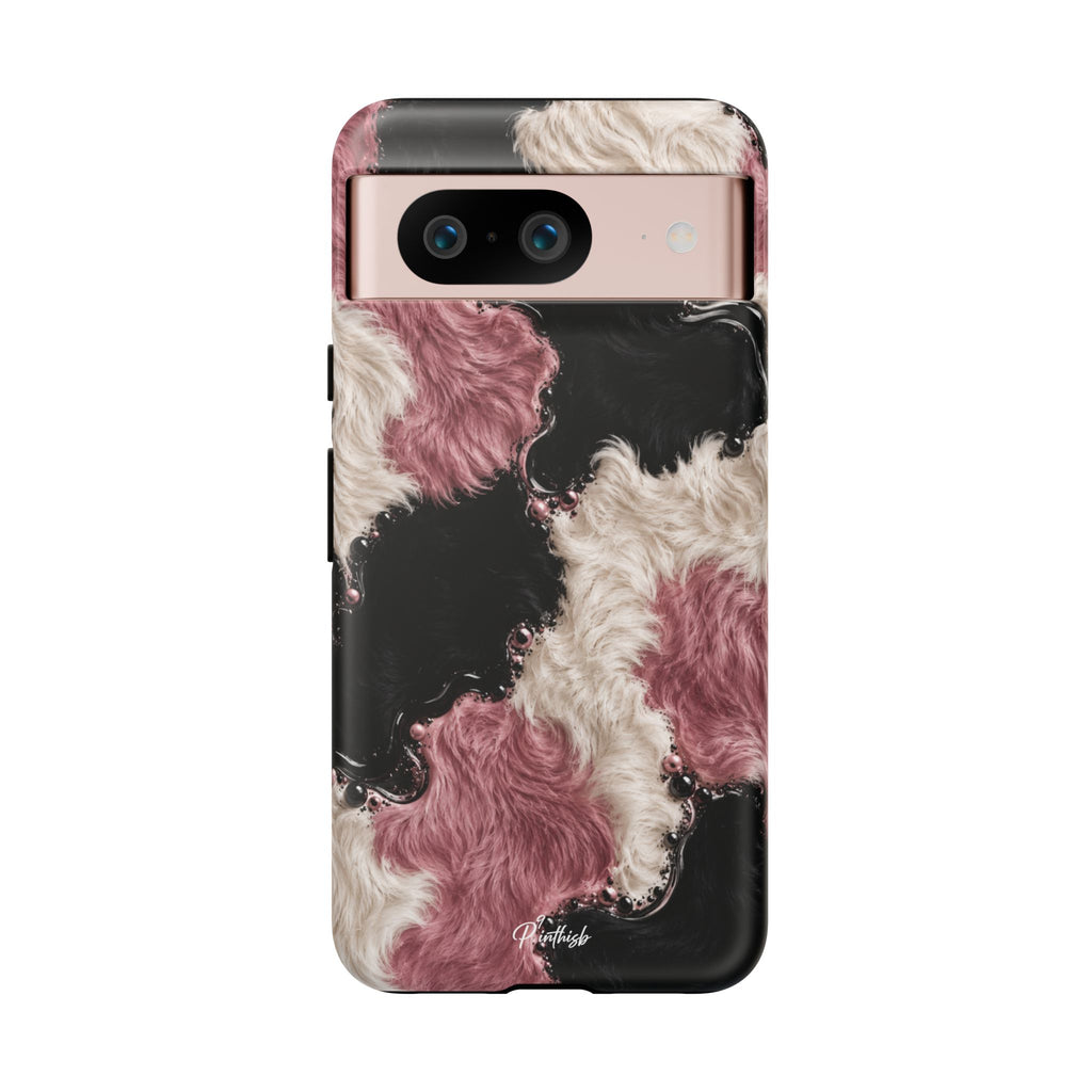 Cow Print Swirl Tough Case