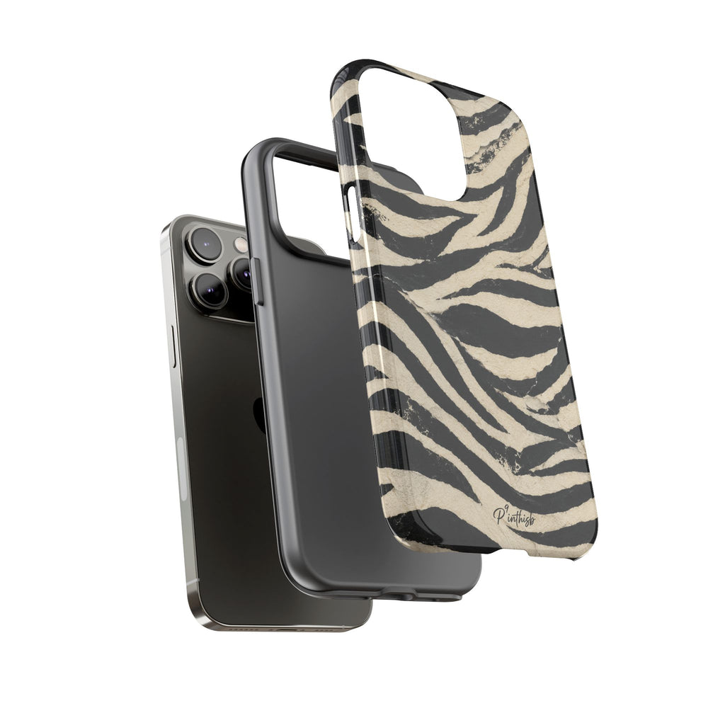 Zebra Stripe Tough Phone Case