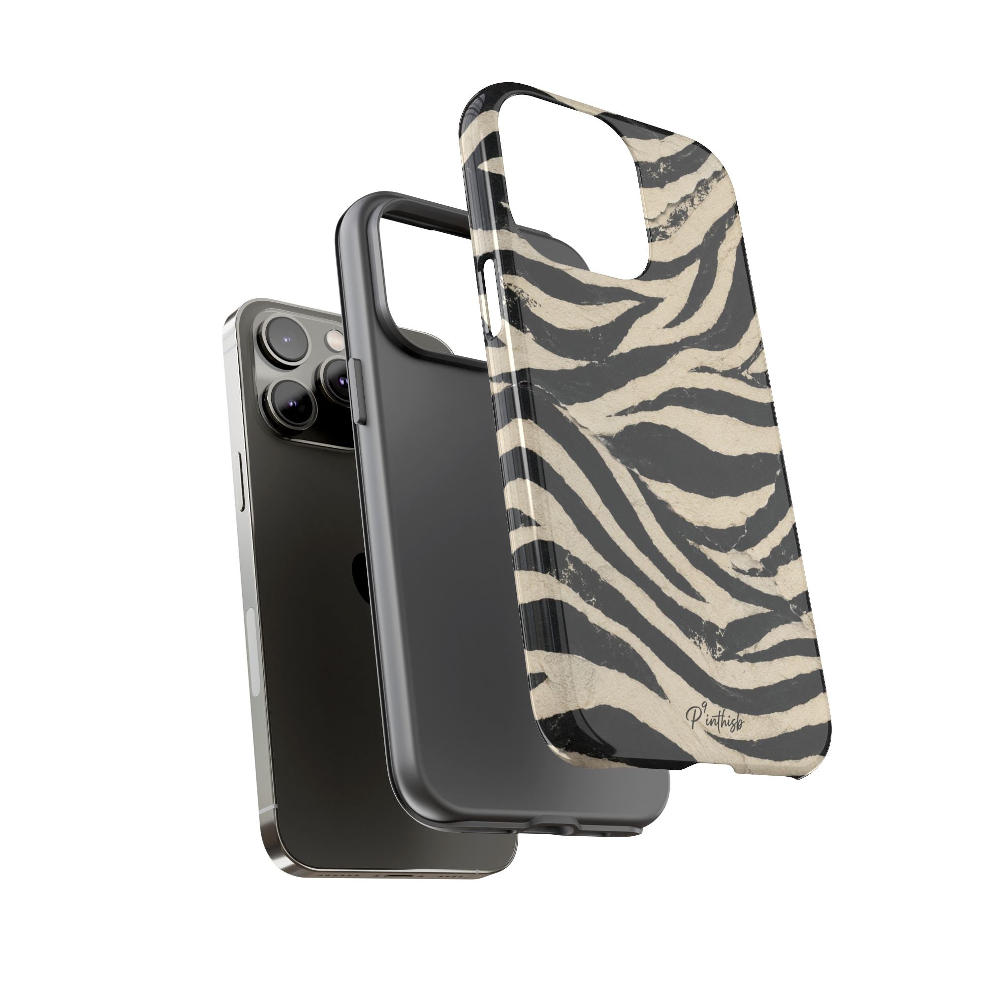Zebra Stripe Tough Phone Case