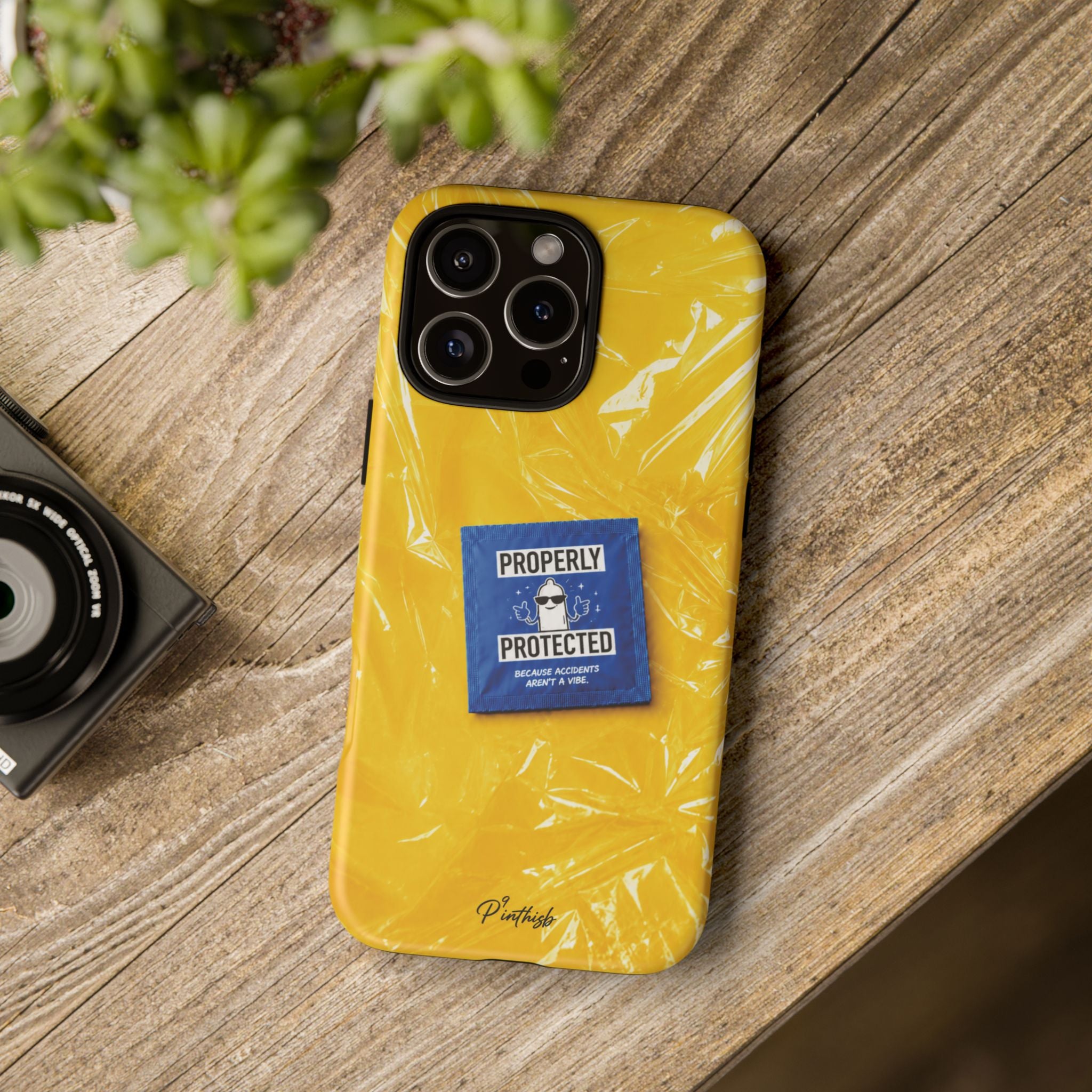 "Properly Protected" Graphic Phone Case