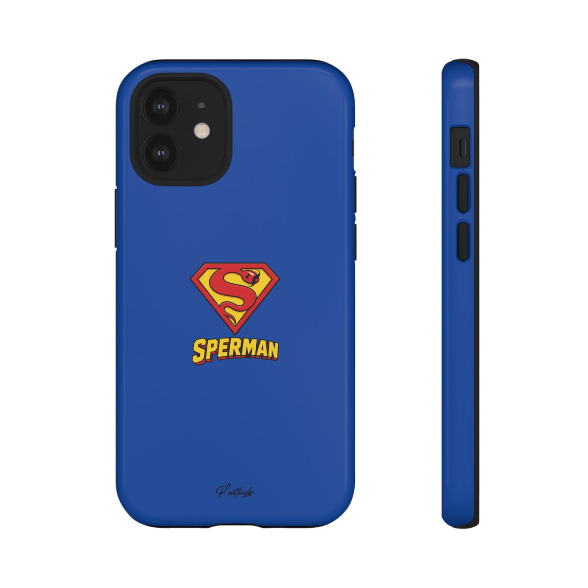 "SPERMAN" Parody Logo Tough Phone Case