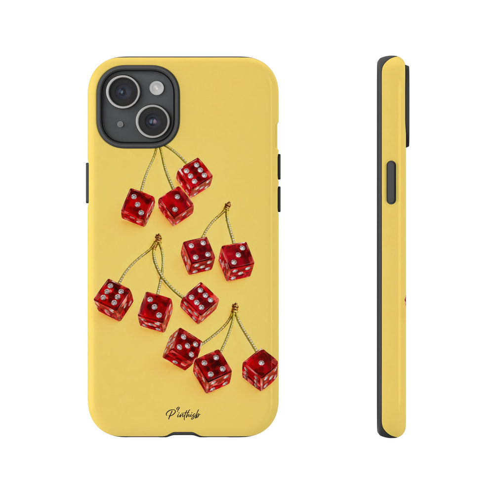 Cherry Dice Tough Phone Case