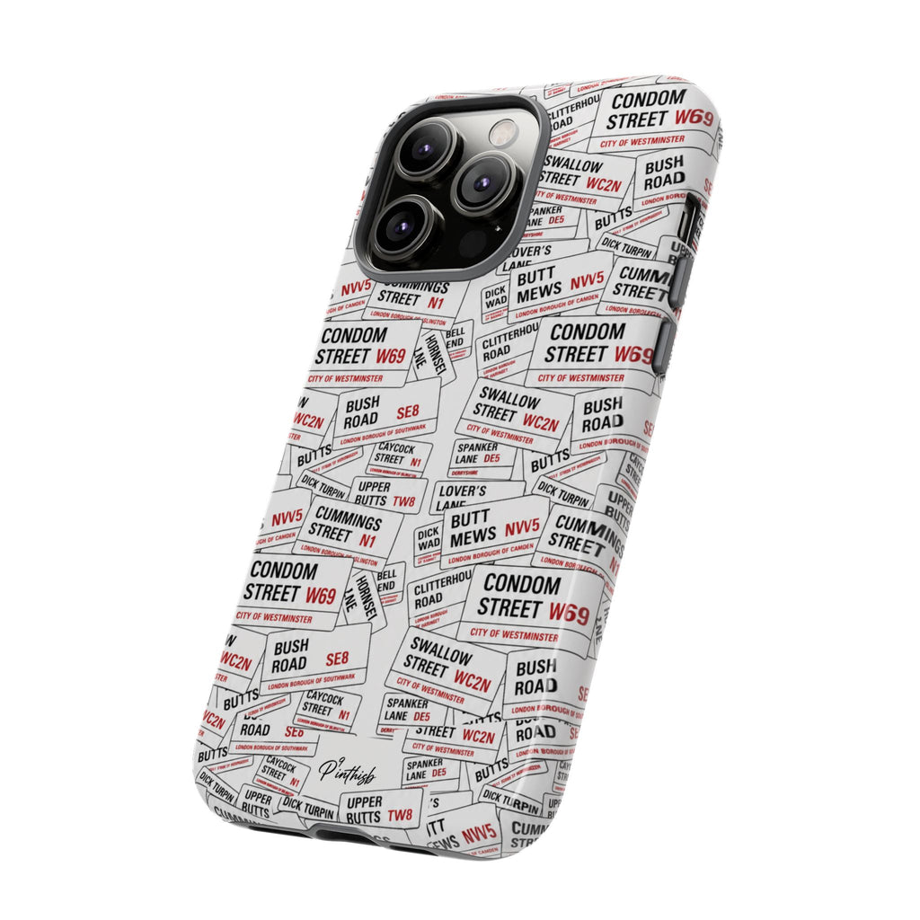 Cheeky London Street Signs Phone Case