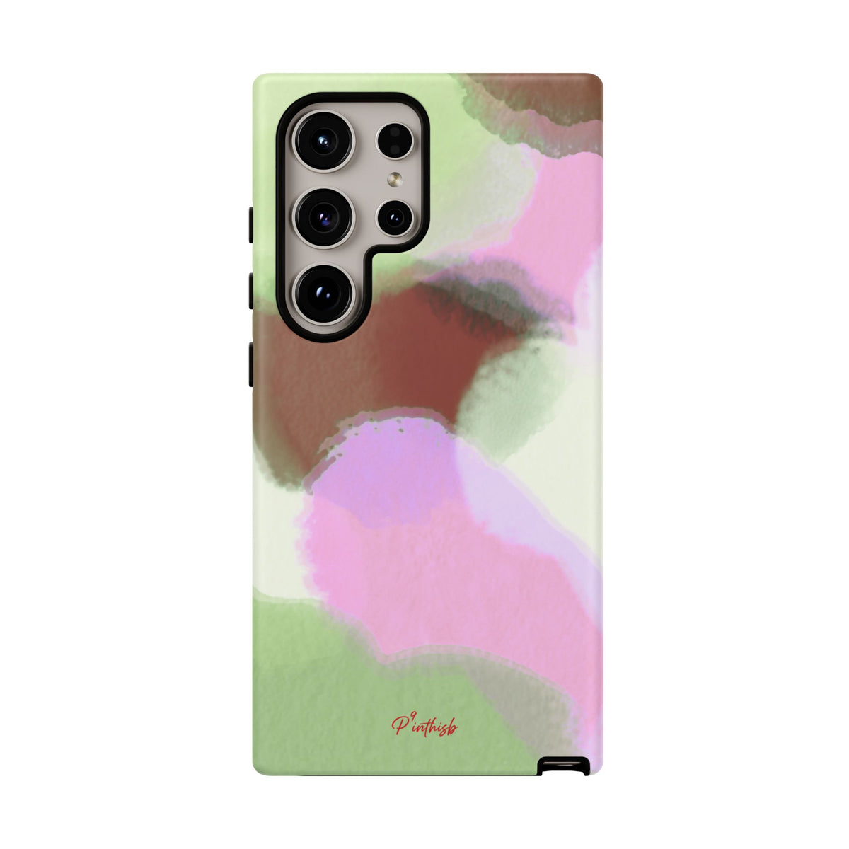 Abstract Pastel Camouflage Tough Phone Case