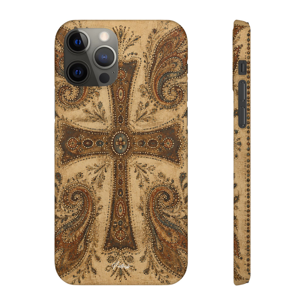 Cross Paisley Snap Case