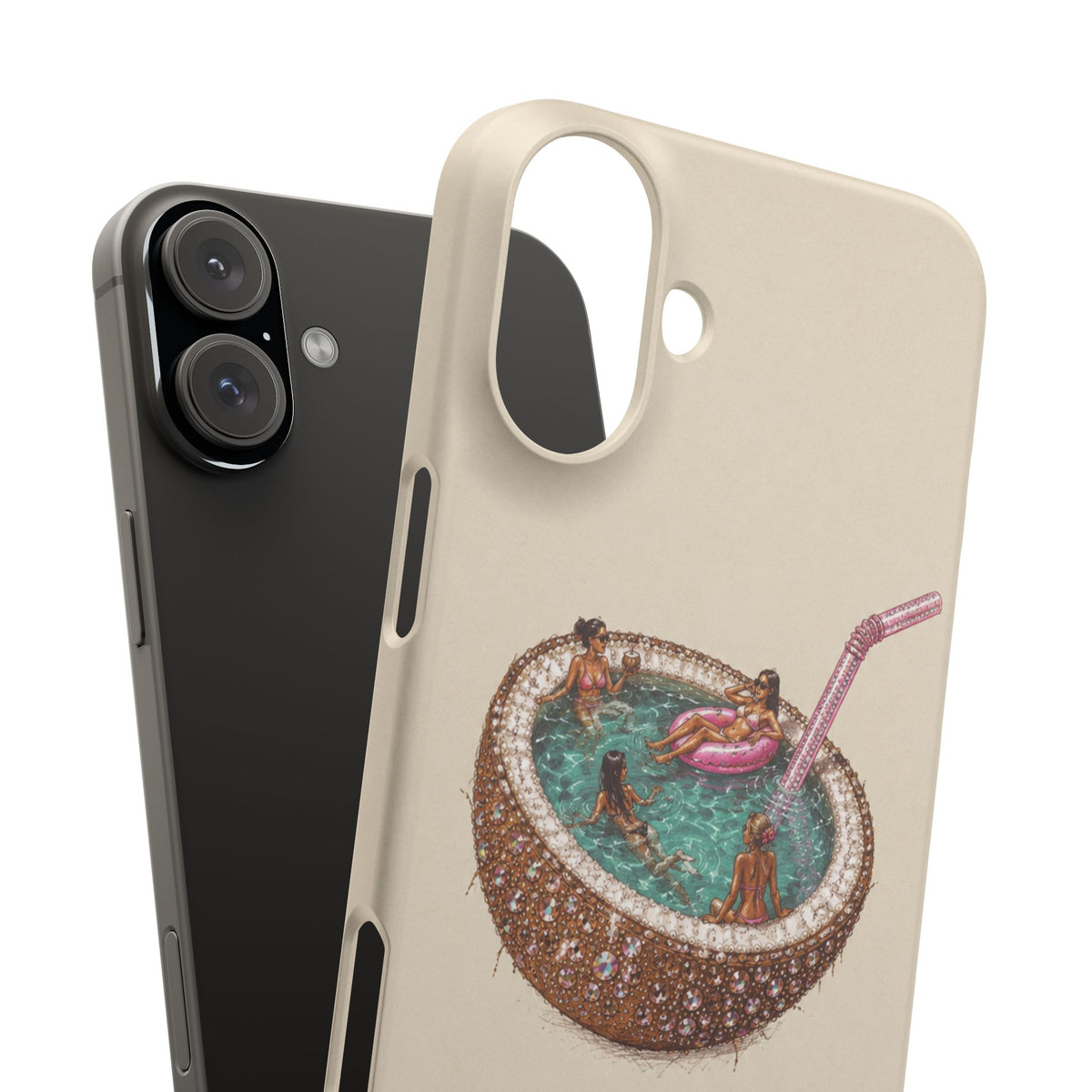 Coconut Pool Snap Phone Case