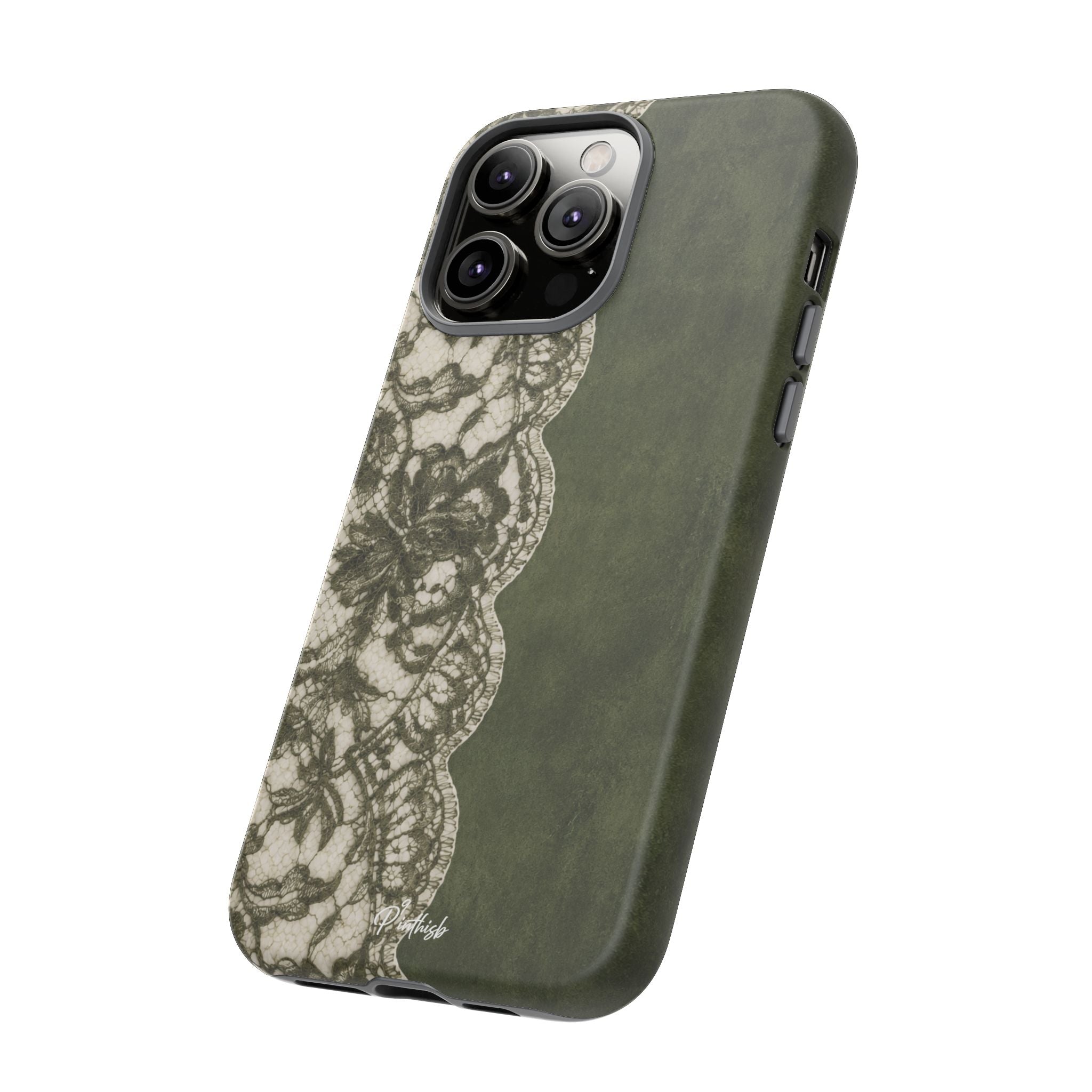 Olive Lace Tough Case