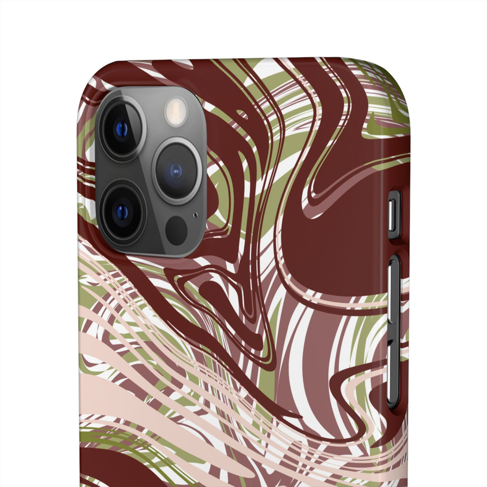 Abstract Marbled Snap Phone Case