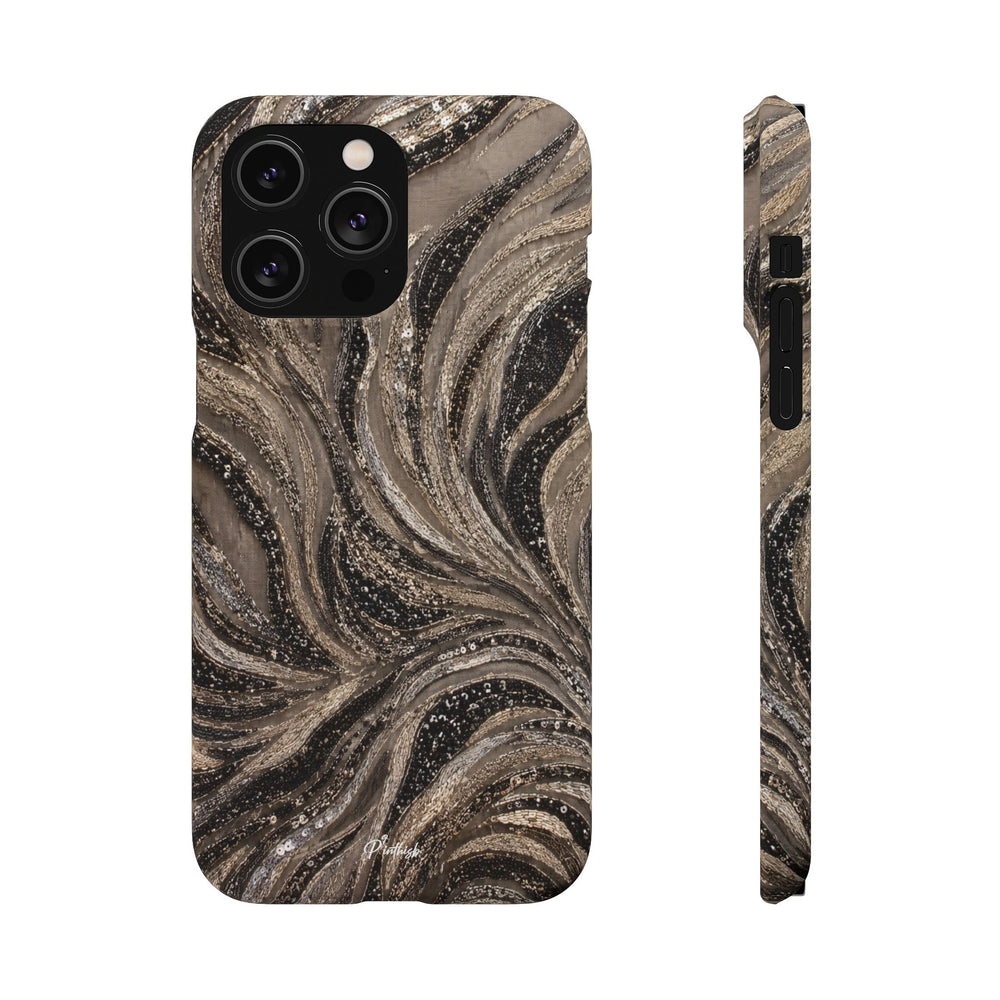 Neutral Swirl Protective Snap Case