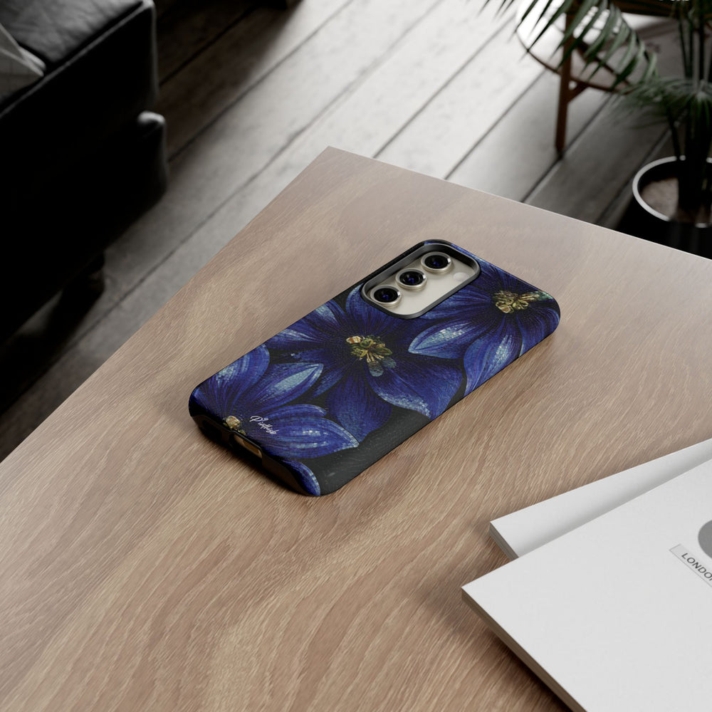 Blue Floral Tough Case