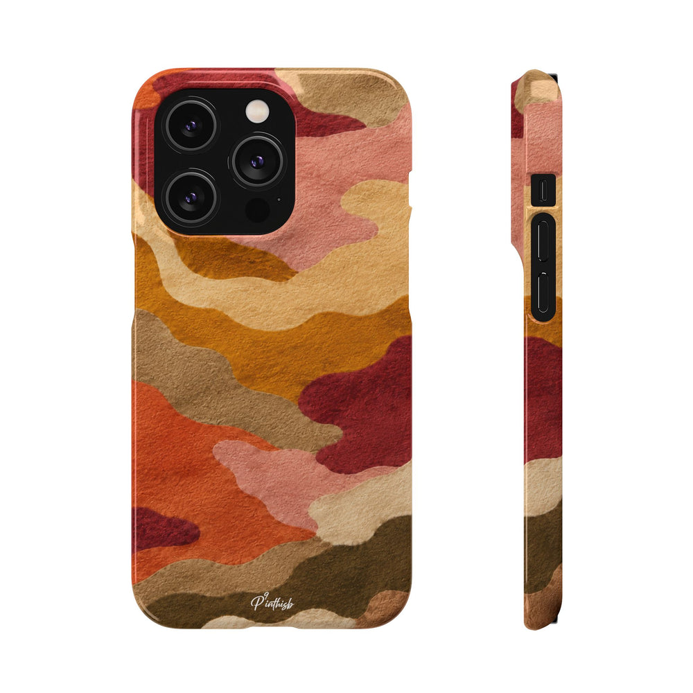 Watercolour Camo Snap Case