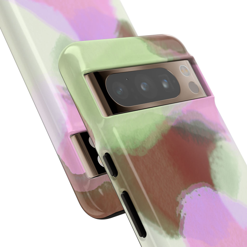 Abstract Pastel Camouflage Tough Phone Case
