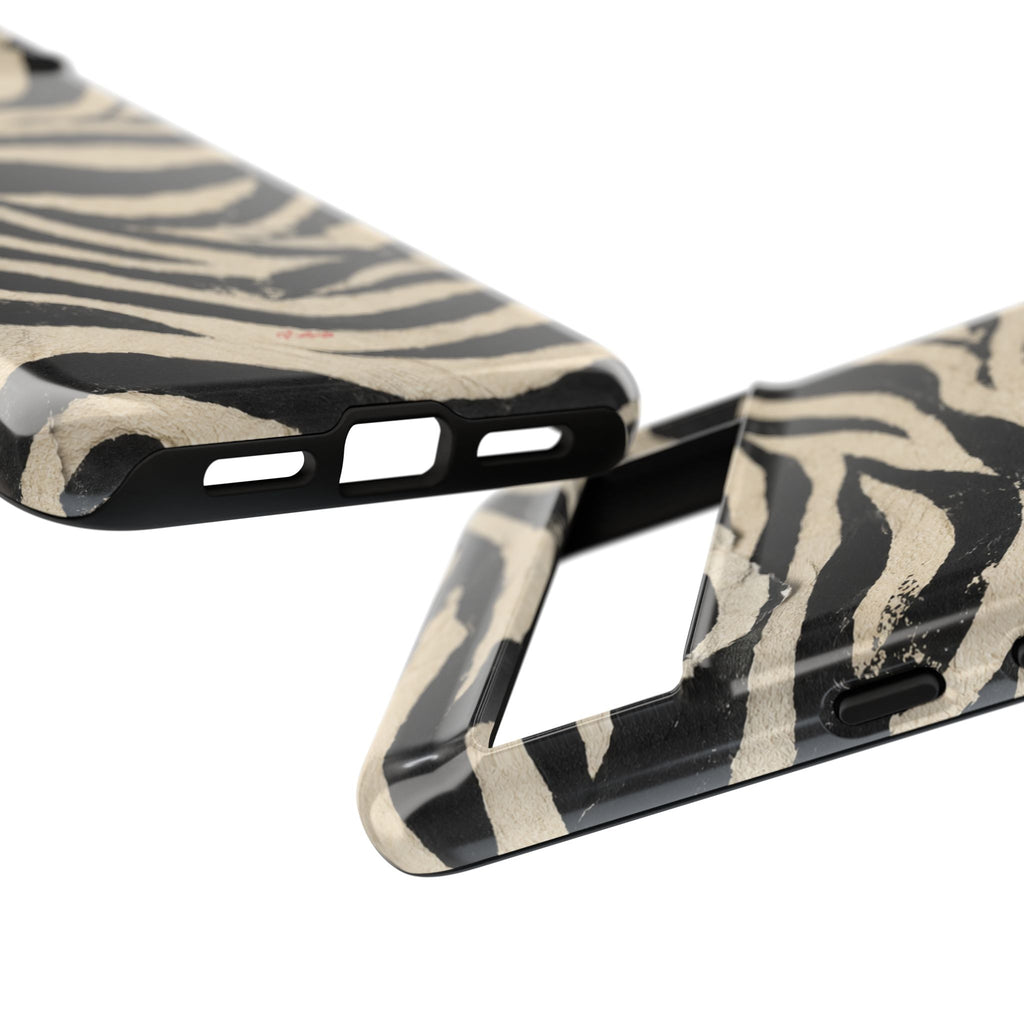 Wavy Peach & Mauve Tough Case