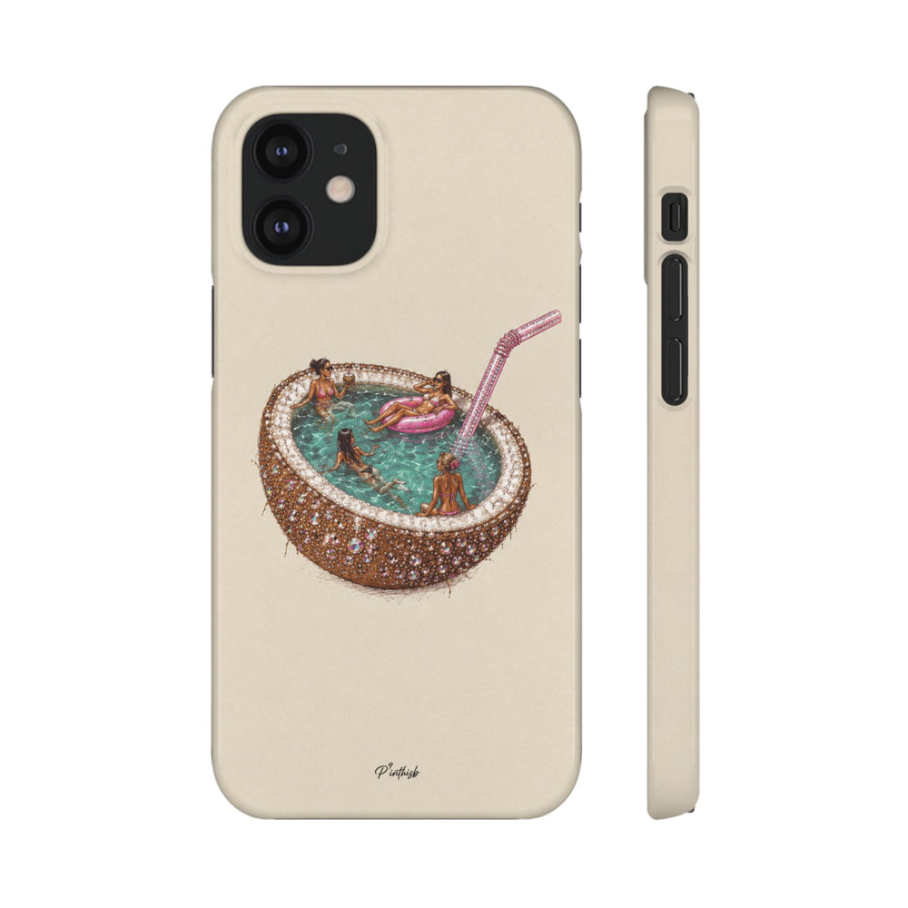 Coconut Pool Snap Phone Case