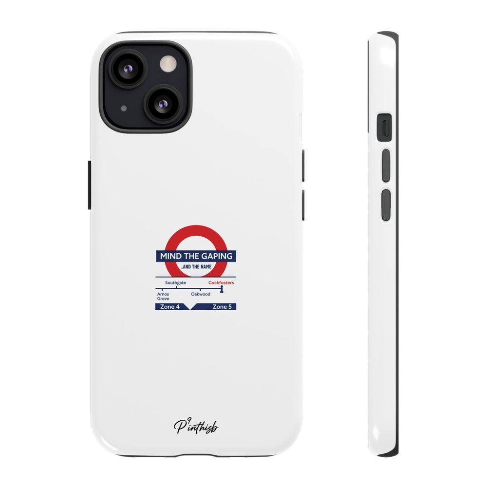 "Mind the Gaping" London Tube Parody Phone Case