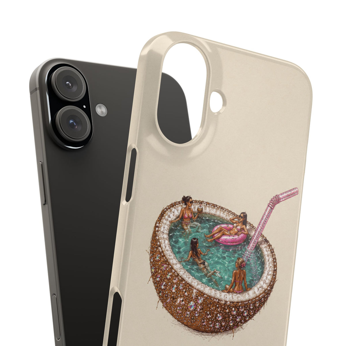 Coconut Pool Snap Phone Case