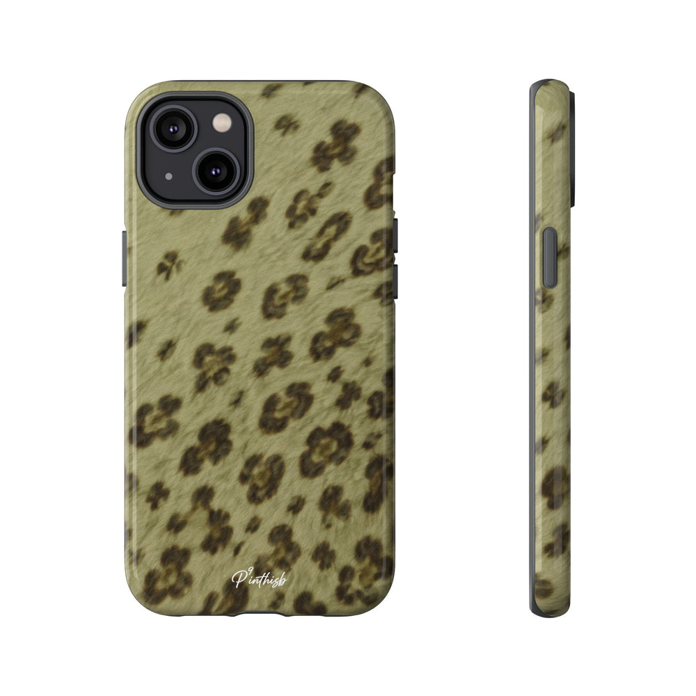 Olive Leopard Print Tough Case
