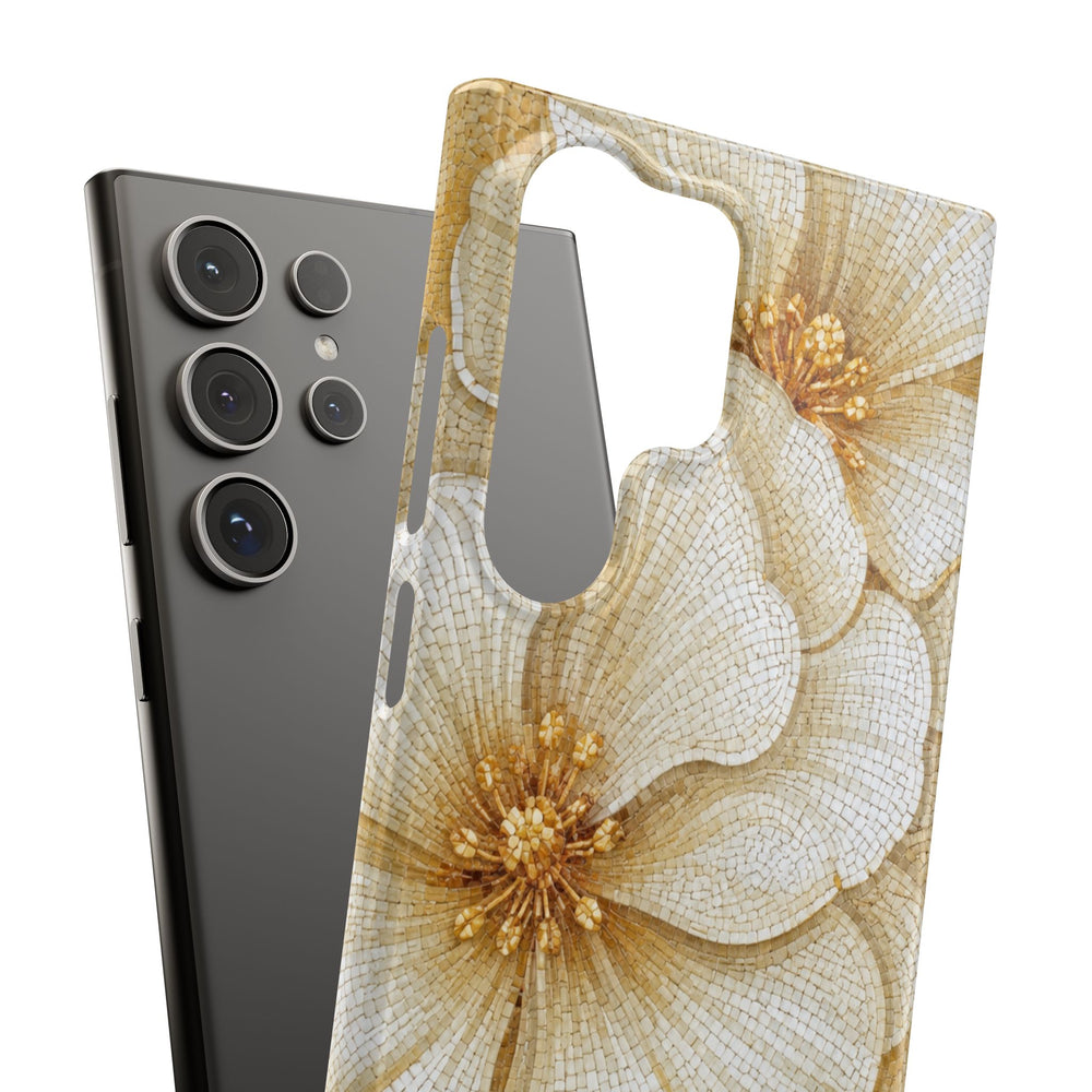 Floral Gold Bloom Snap Case