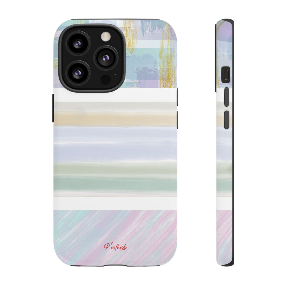 Pastel Stripe Tough Phone Case