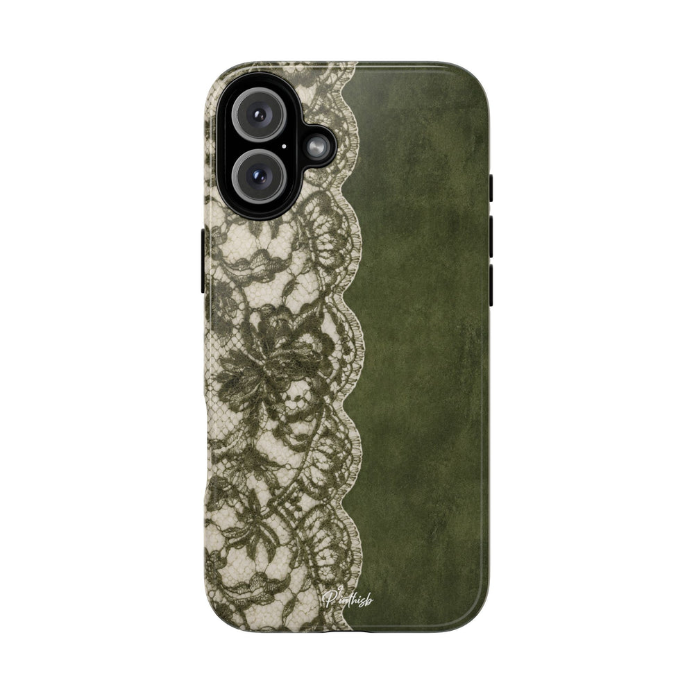 Olive Lace Tough Case