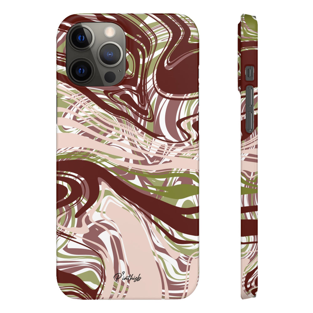 Abstract Marbled Snap Phone Case