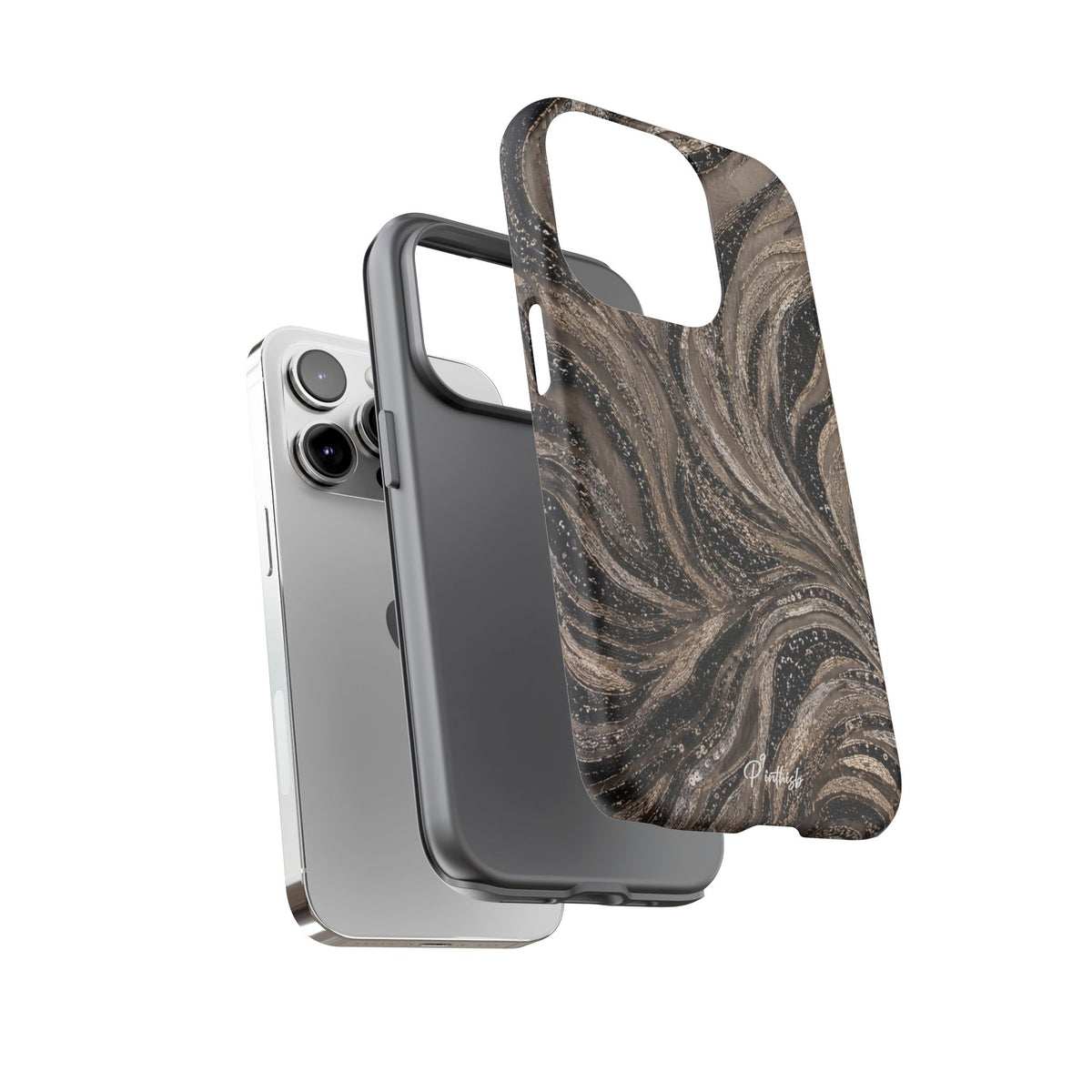 Neutral Swirl Protective Tough Case