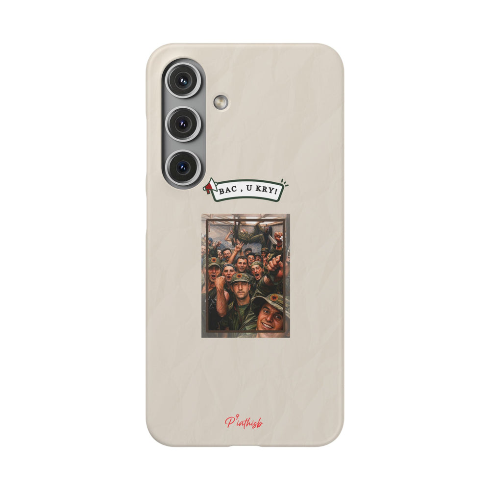 "BAC, U KRY!" Snap Case