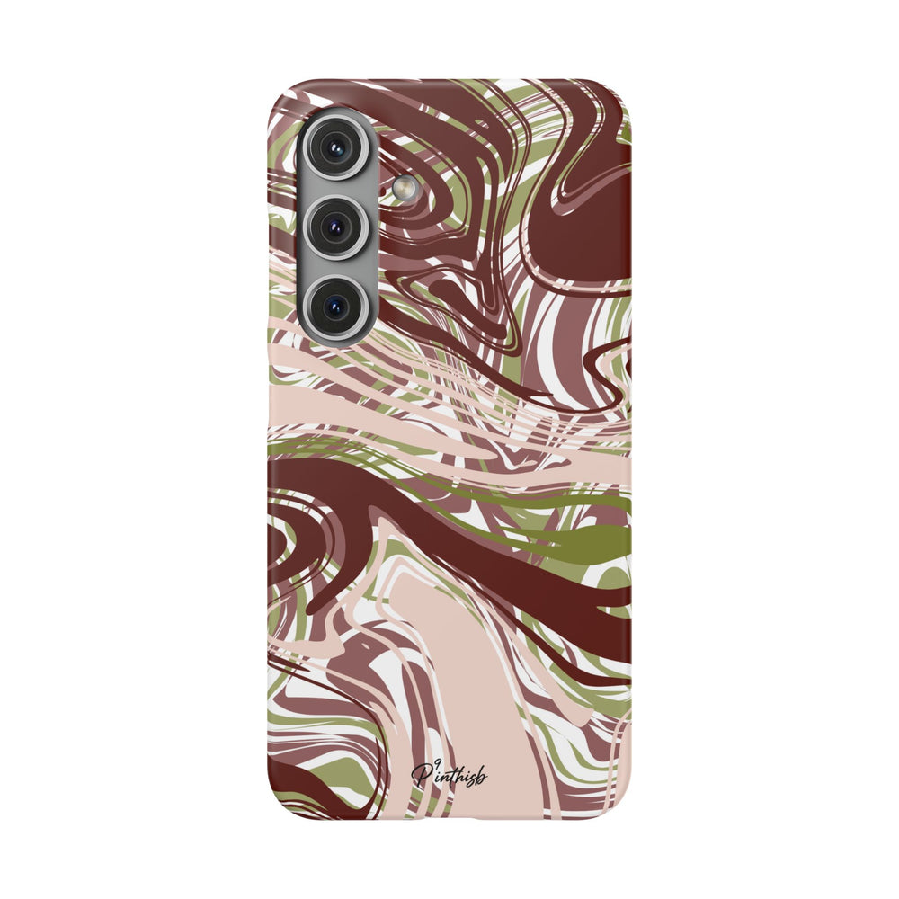 Abstract Marbled Snap Phone Case