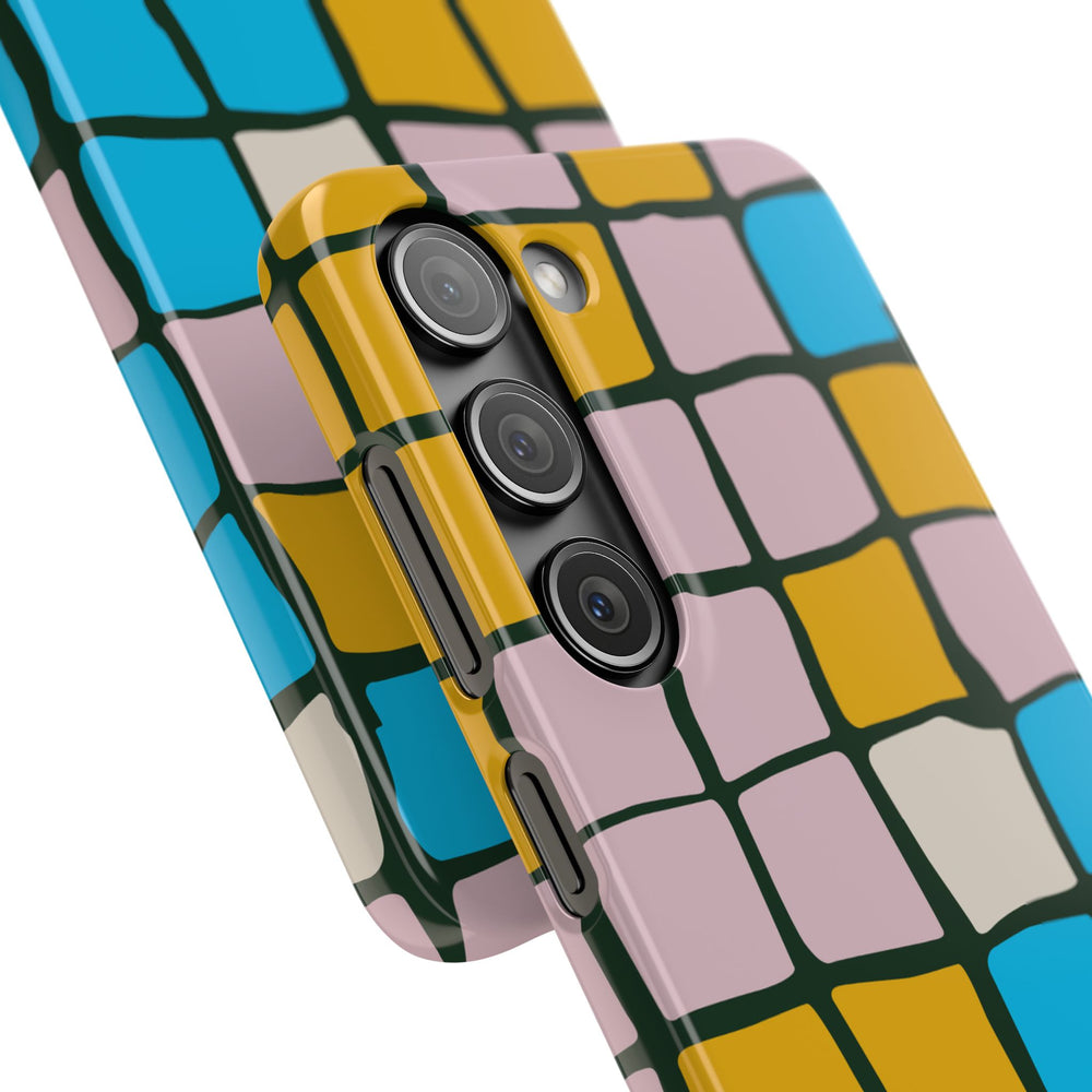 Color Grid Snap Phone Case