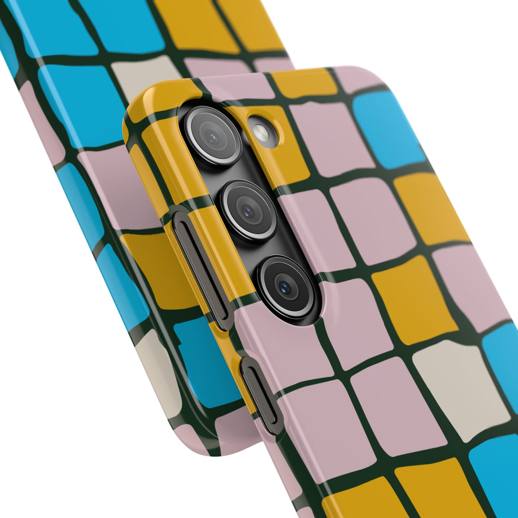 Color Grid Snap Phone Case