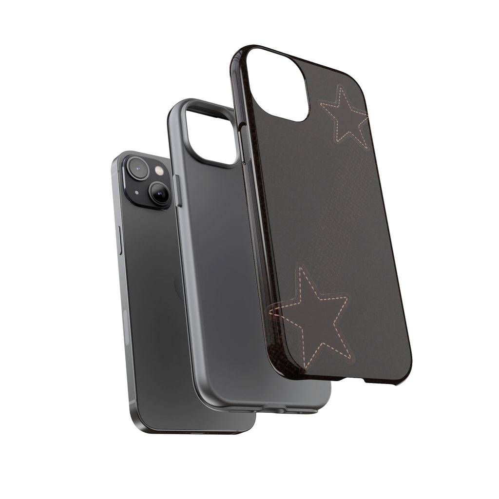 Rustic Stitched Star Phone Case